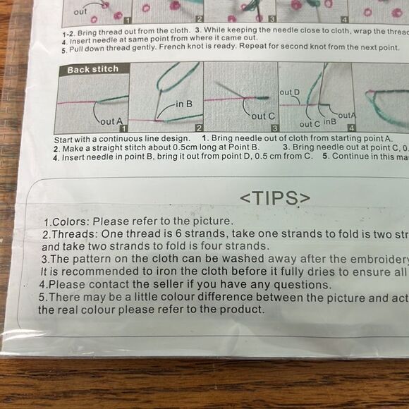 Embroidery kits, hanging plants & paw prints - Picture 5 of 7